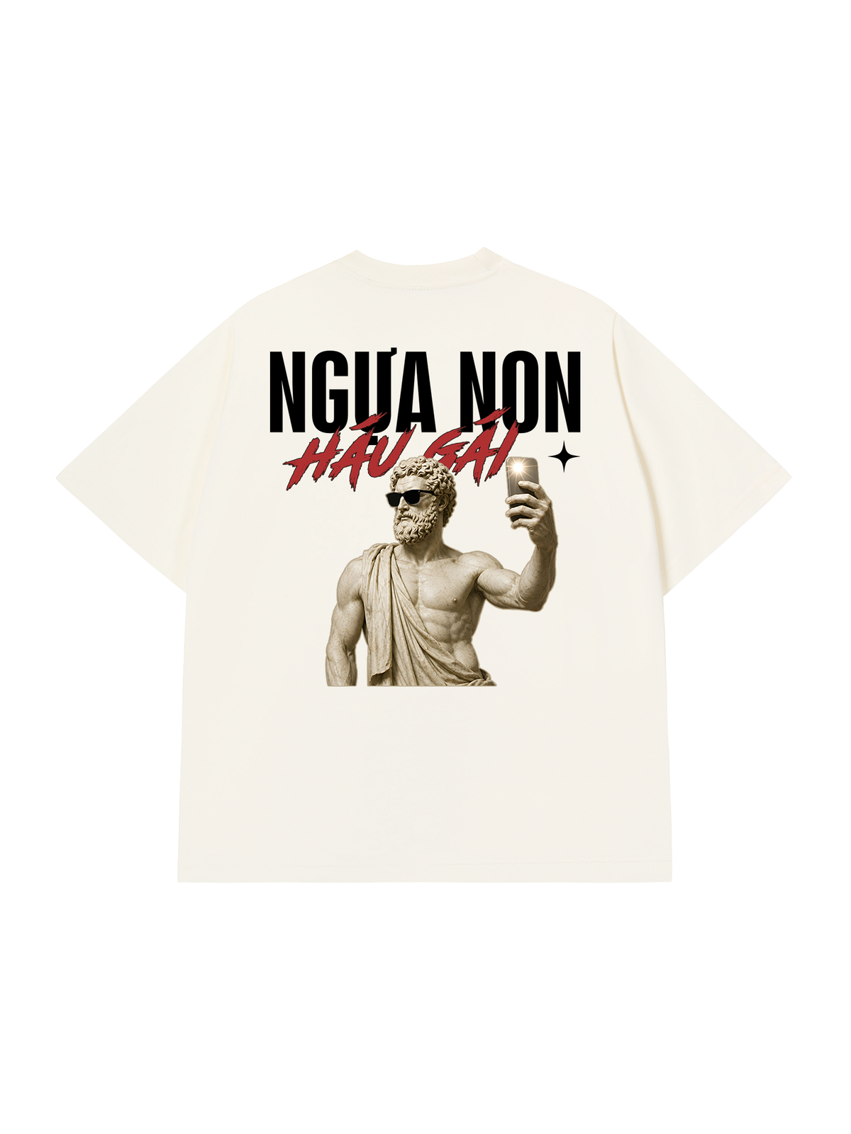 Áo Thun Relaxed Fit Ngựa Non Háu Gái