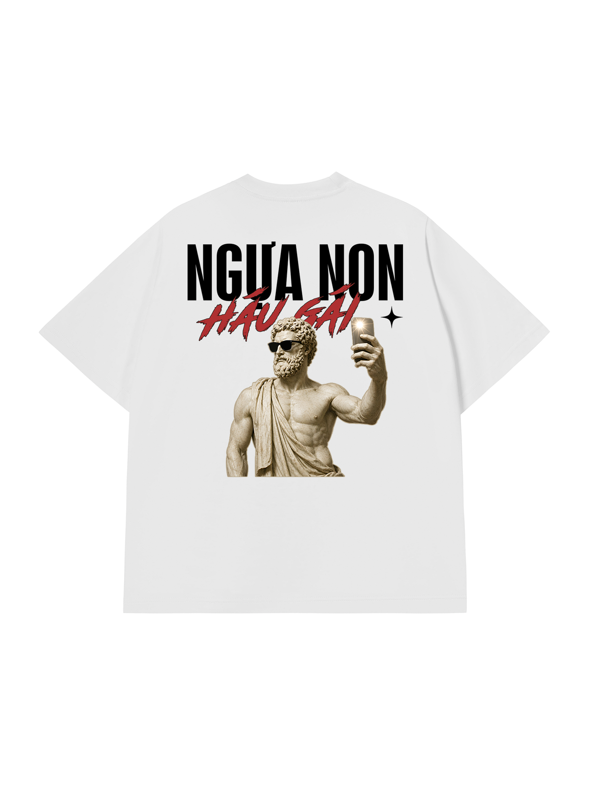 Áo Thun Relaxed Fit Ngựa Non Háu Gái