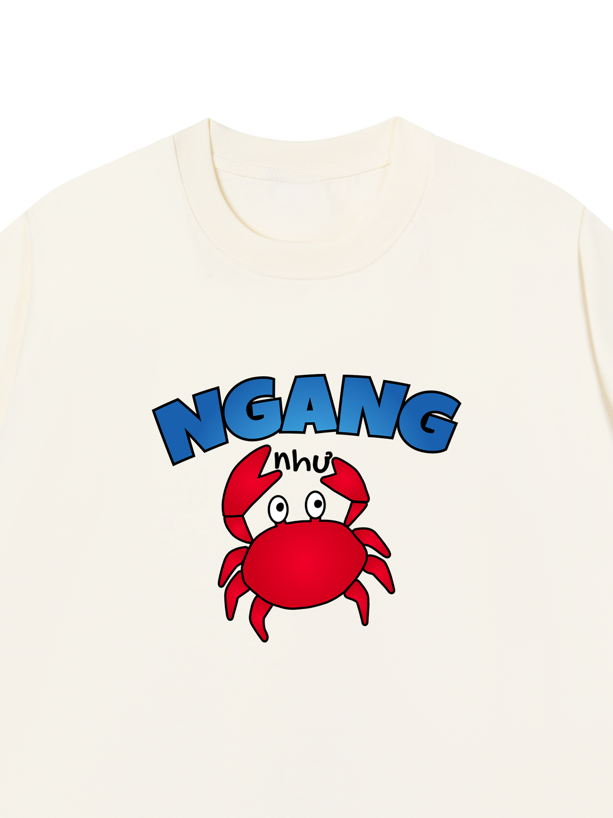 Áo Thun Relaxed Fit Ngang Như Cua