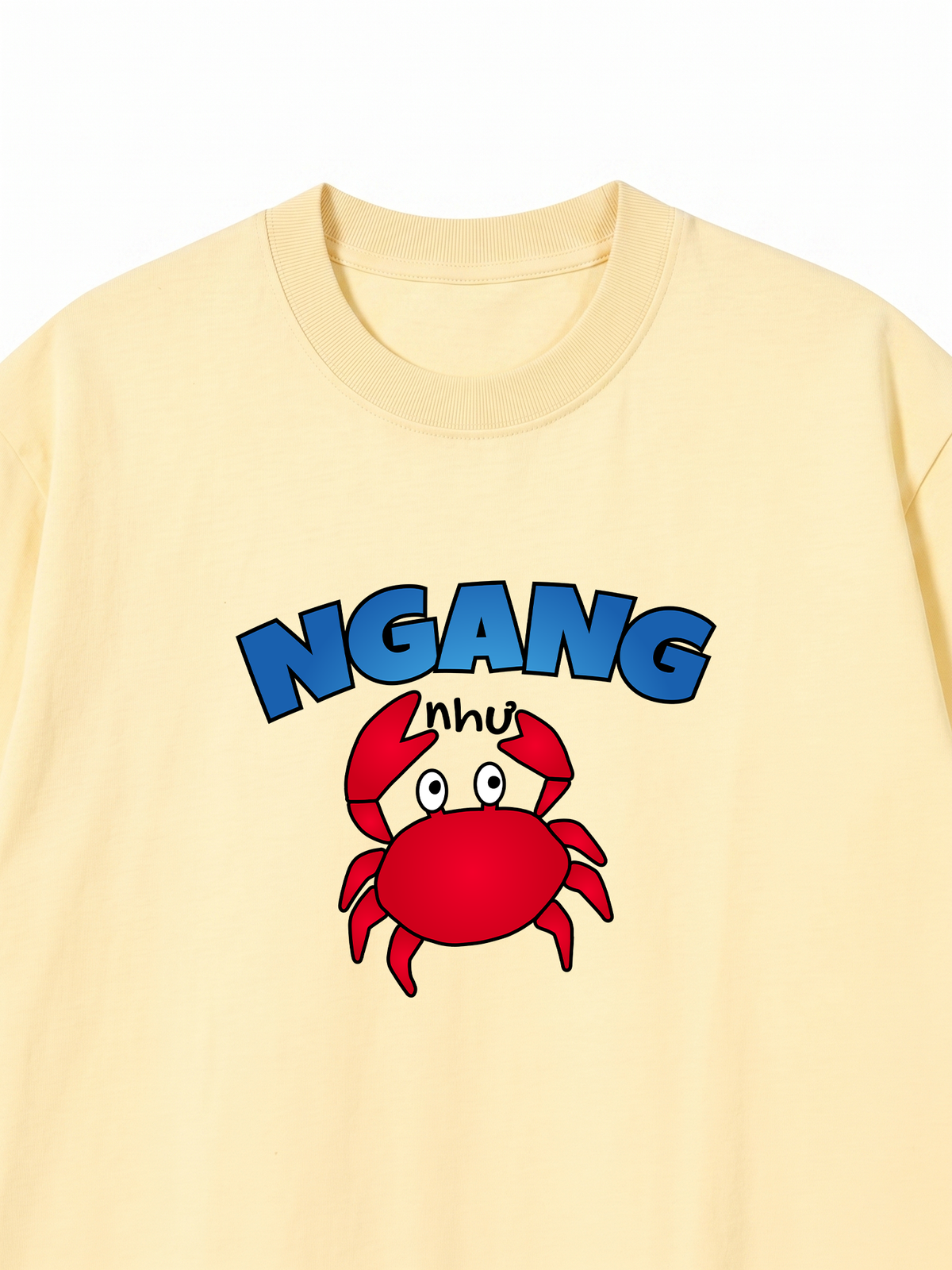 Áo Thun Relaxed Fit Ngang Như Cua