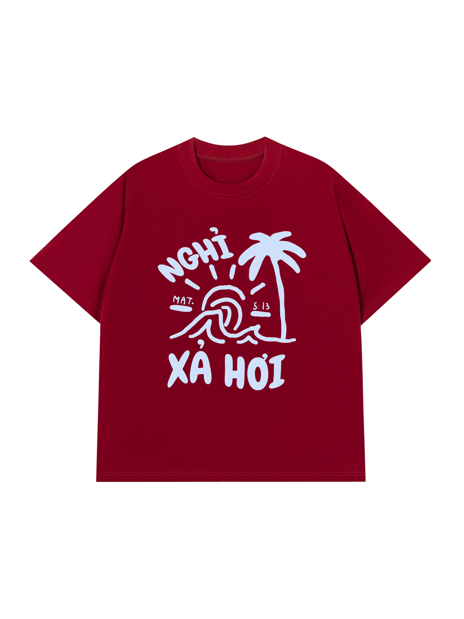 Áo Thun Relaxed Fit Nghỉ Xả Hơi