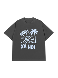 Áo Thun Relaxed Fit Nghỉ Xả Hơi