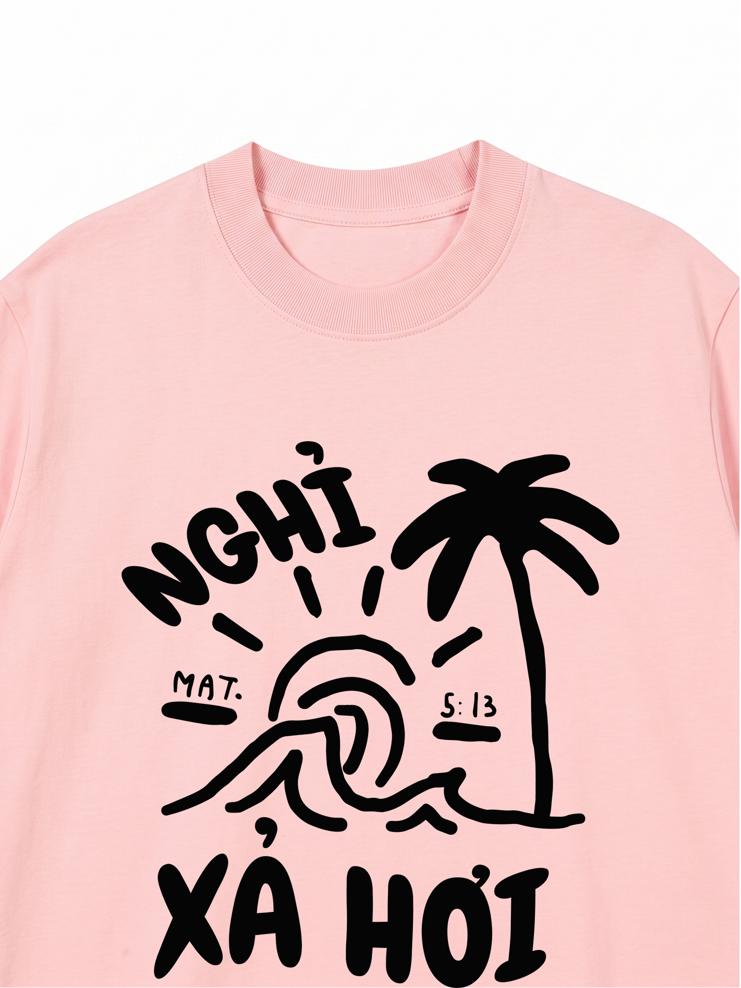 Áo Thun Relaxed Fit Nghỉ Xả Hơi