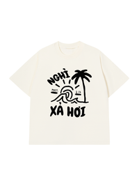 Áo Thun Relaxed Fit Nghỉ Xả Hơi