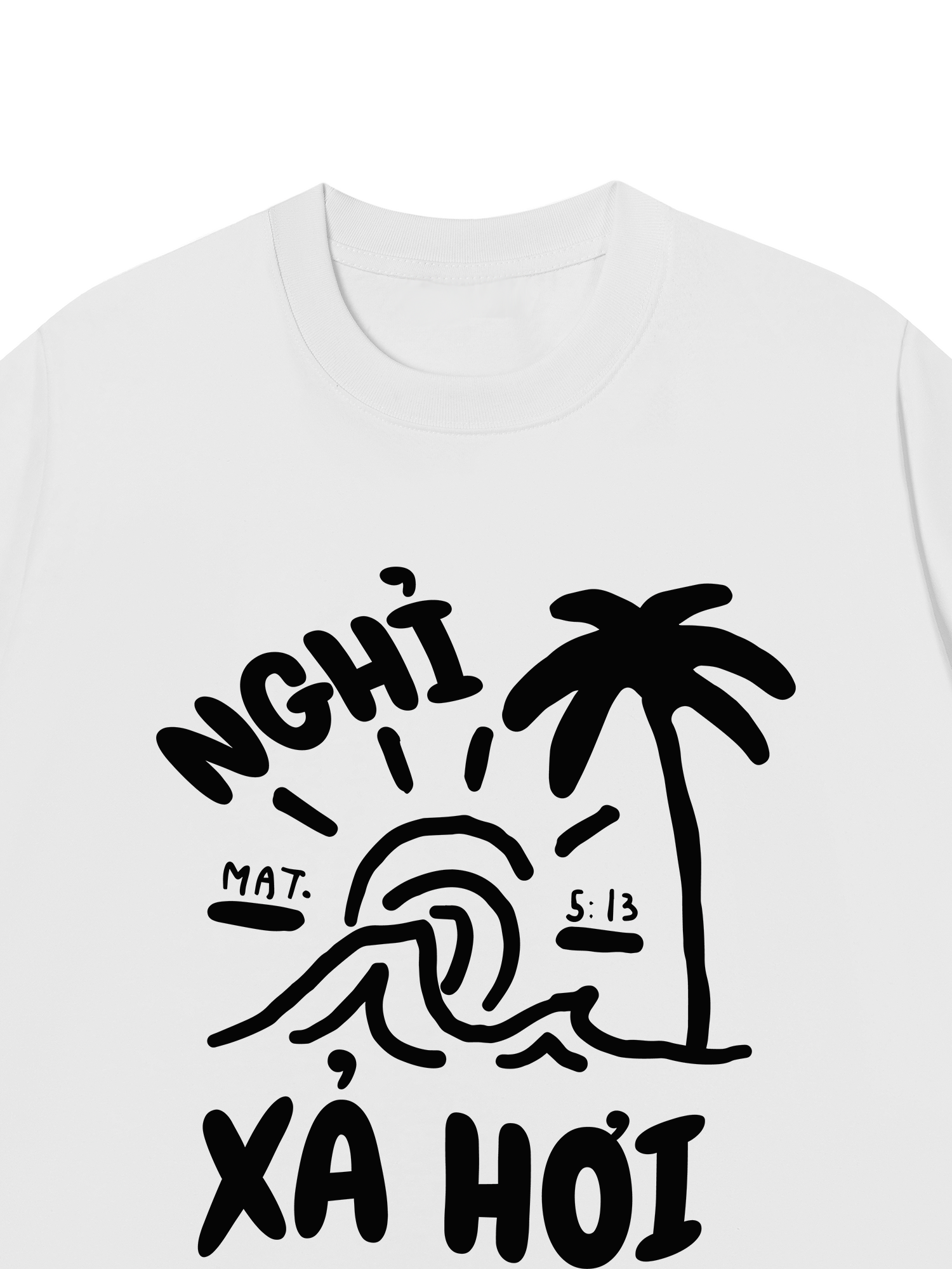 Áo Thun Relaxed Fit Nghỉ Xả Hơi