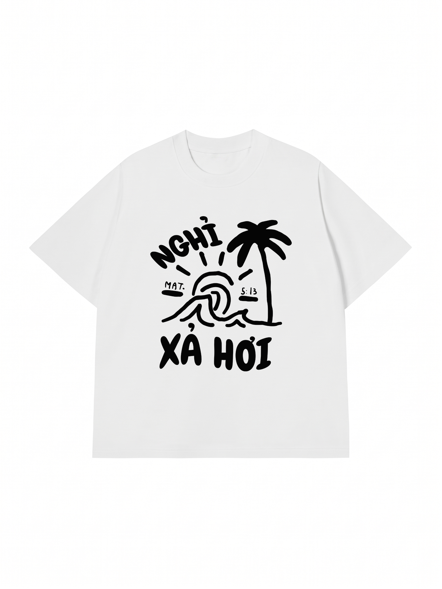 Áo Thun Relaxed Fit Nghỉ Xả Hơi