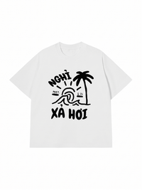 Áo Thun Relaxed Fit Nghỉ Xả Hơi