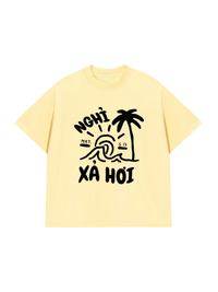 Áo Thun Relaxed Fit Nghỉ Xả Hơi