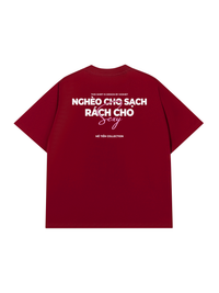 Áo Thun Relaxed Fit Nghèo Cho Sạch