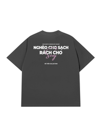 Áo Thun Relaxed Fit Nghèo Cho Sạch