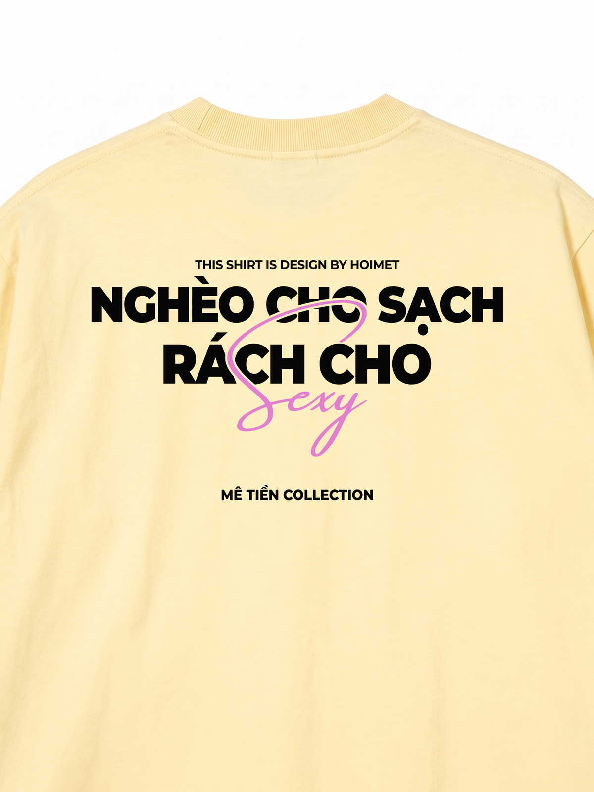 Áo Thun Relaxed Fit Nghèo Cho Sạch