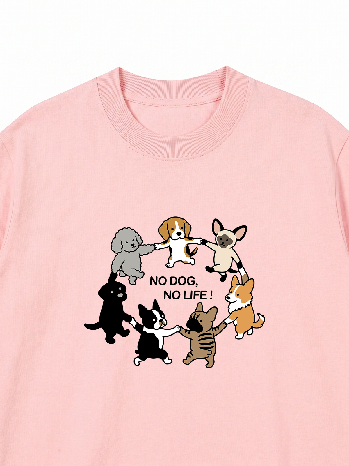 Áo Thun Relaxed Fit No Dog No Life