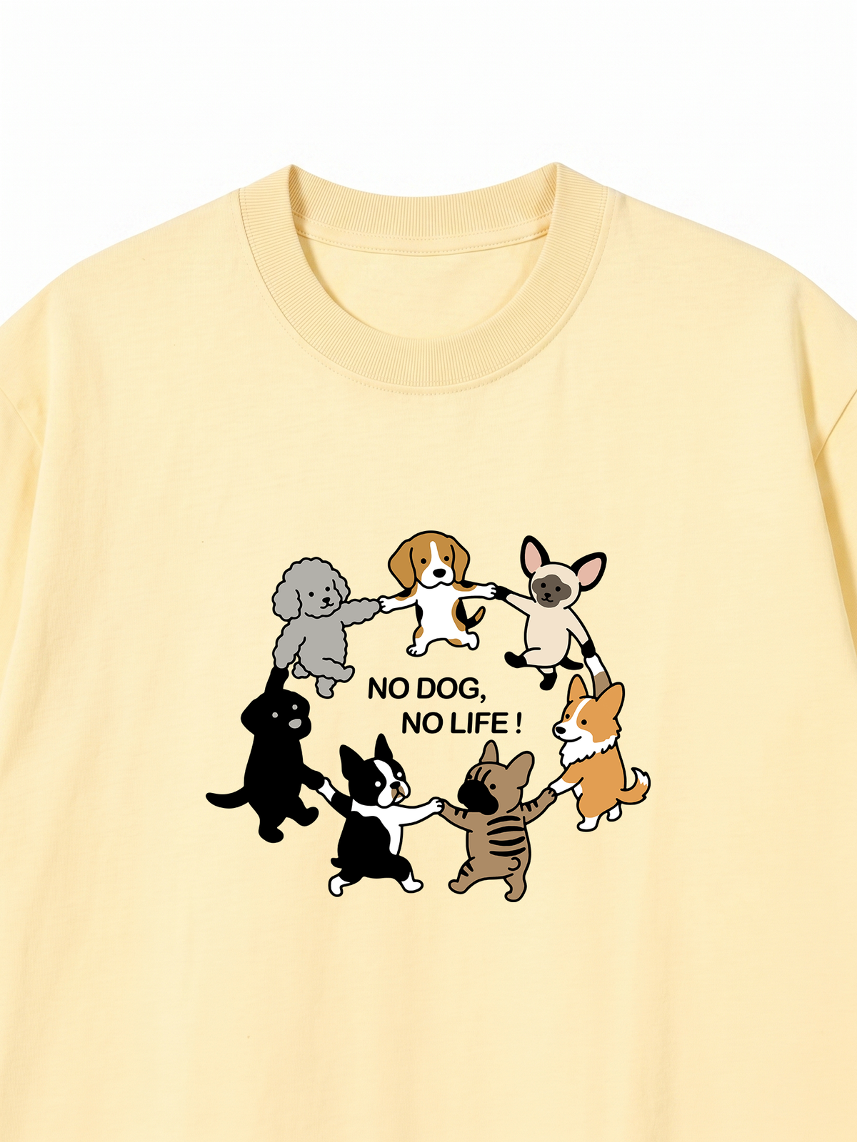 Áo Thun Relaxed Fit No Dog No Life