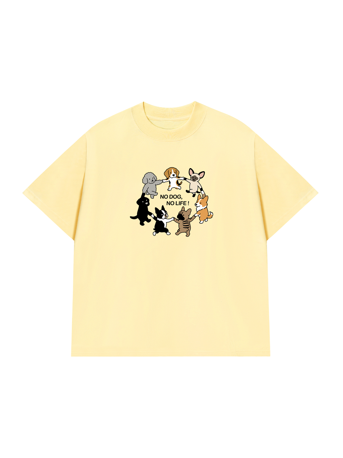 Áo Thun Relaxed Fit No Dog No Life