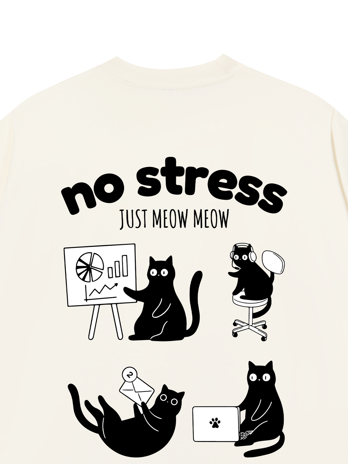 Áo Thun Relaxed Fit No Stress