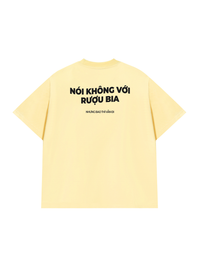 Áo Thun Relaxed Fit Nói Không Với Rượu Bia