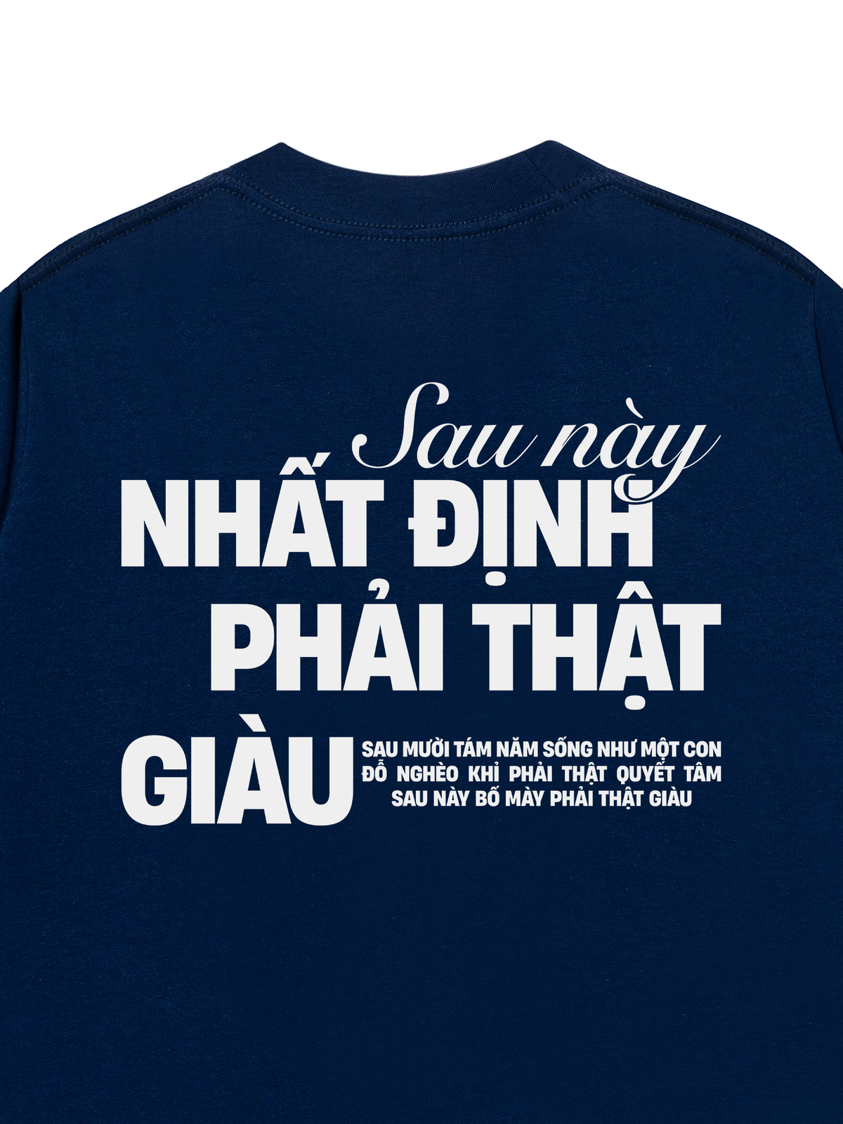 Áo Thun Relaxed Fit Phải Thật Giàu