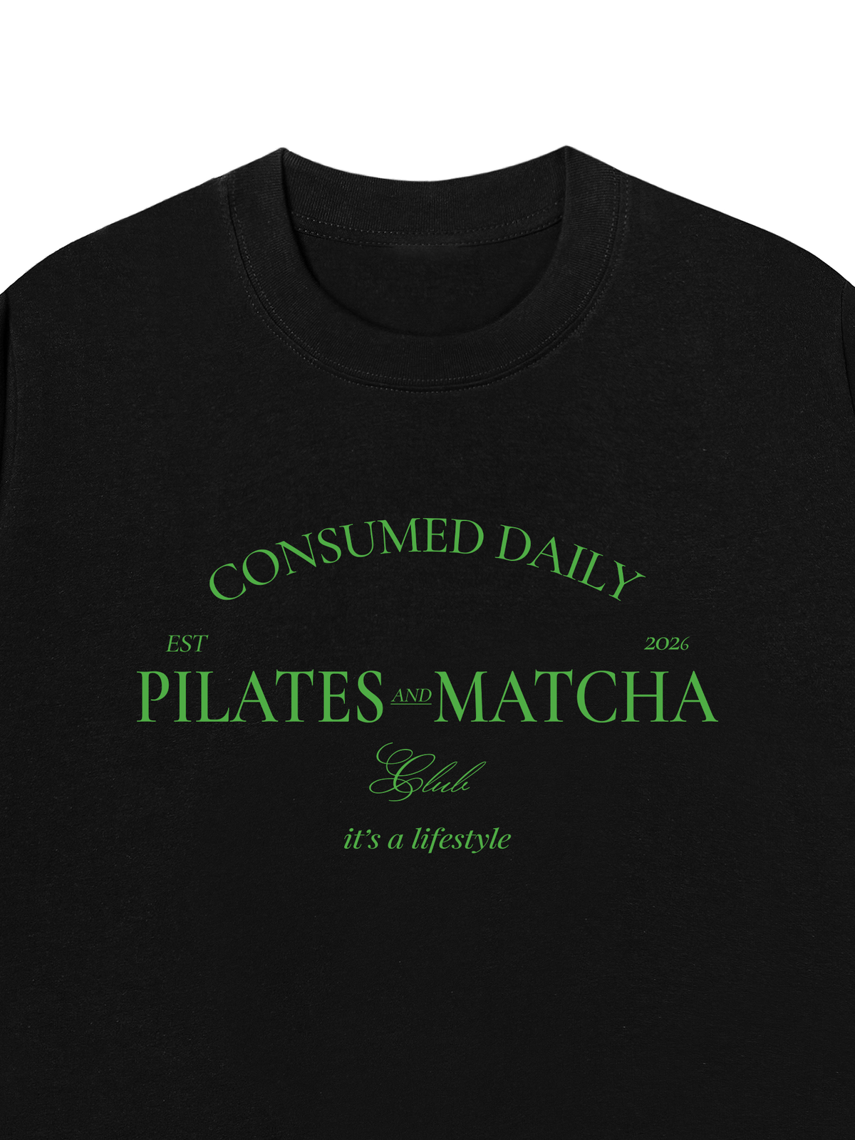 Áo Thun Relaxed Fit Pilates And Matcha