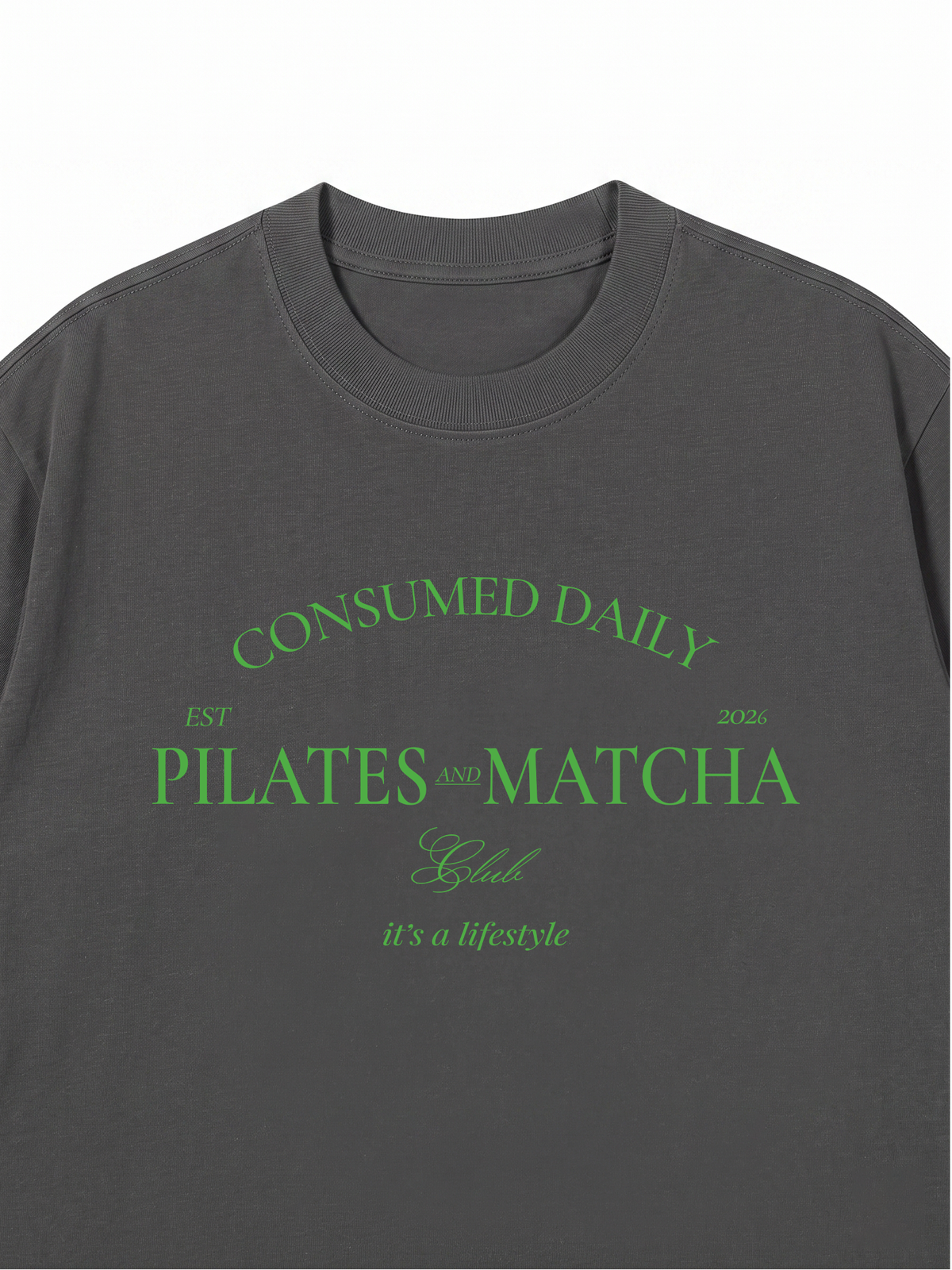 Áo Thun Relaxed Fit Pilates And Matcha
