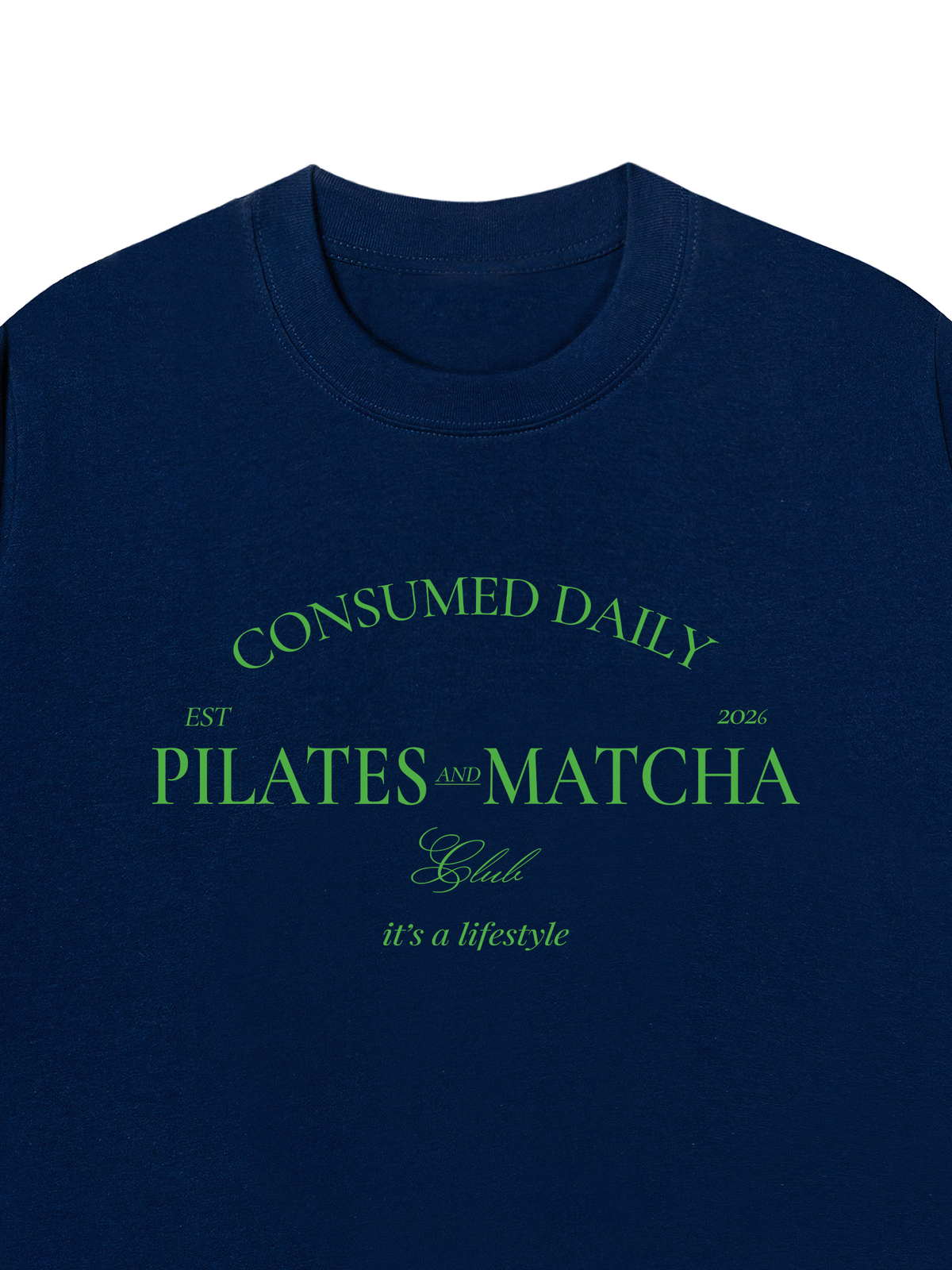 Áo Thun Relaxed Fit Pilates And Matcha