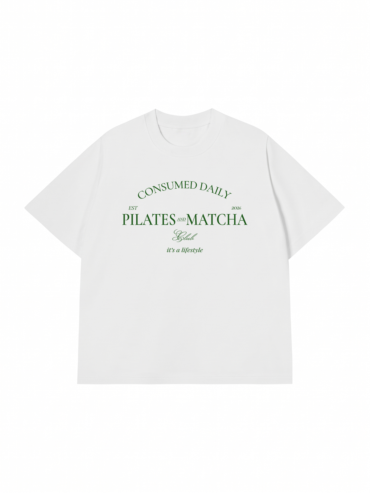 Áo Thun Relaxed Fit Pilates And Matcha