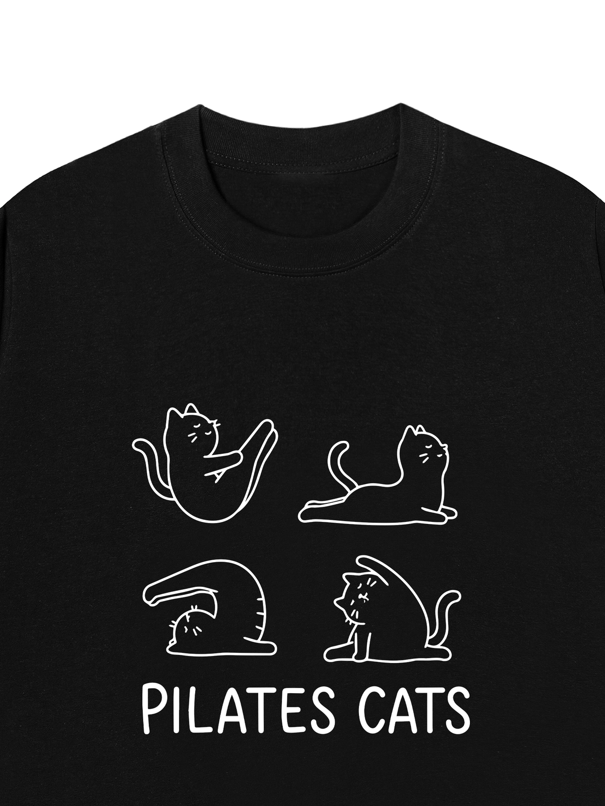 Áo Thun Relaxed Fit Pilates Cat