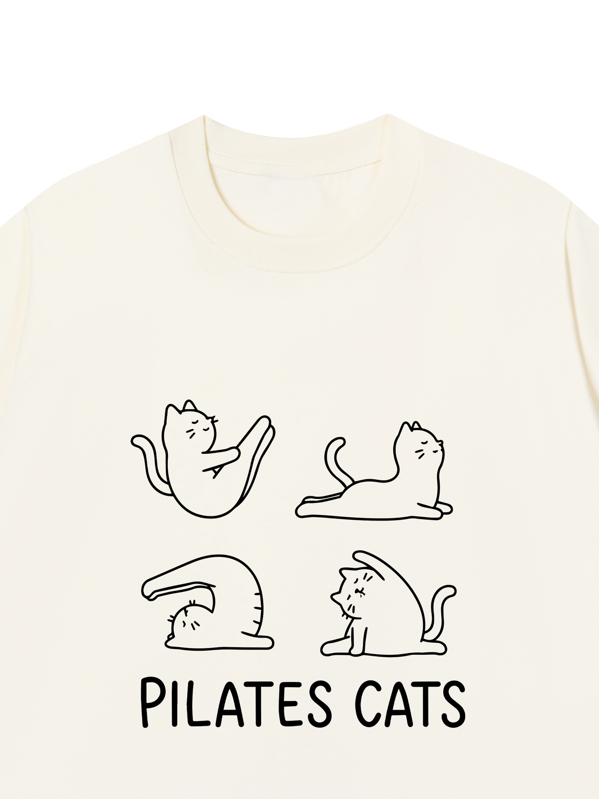 Áo Thun Relaxed Fit Pilates Cat