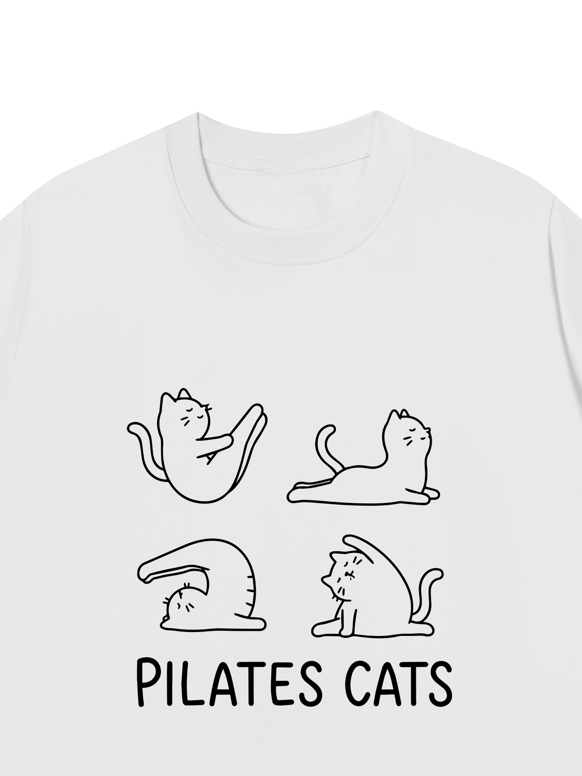 Áo Thun Relaxed Fit Pilates Cat