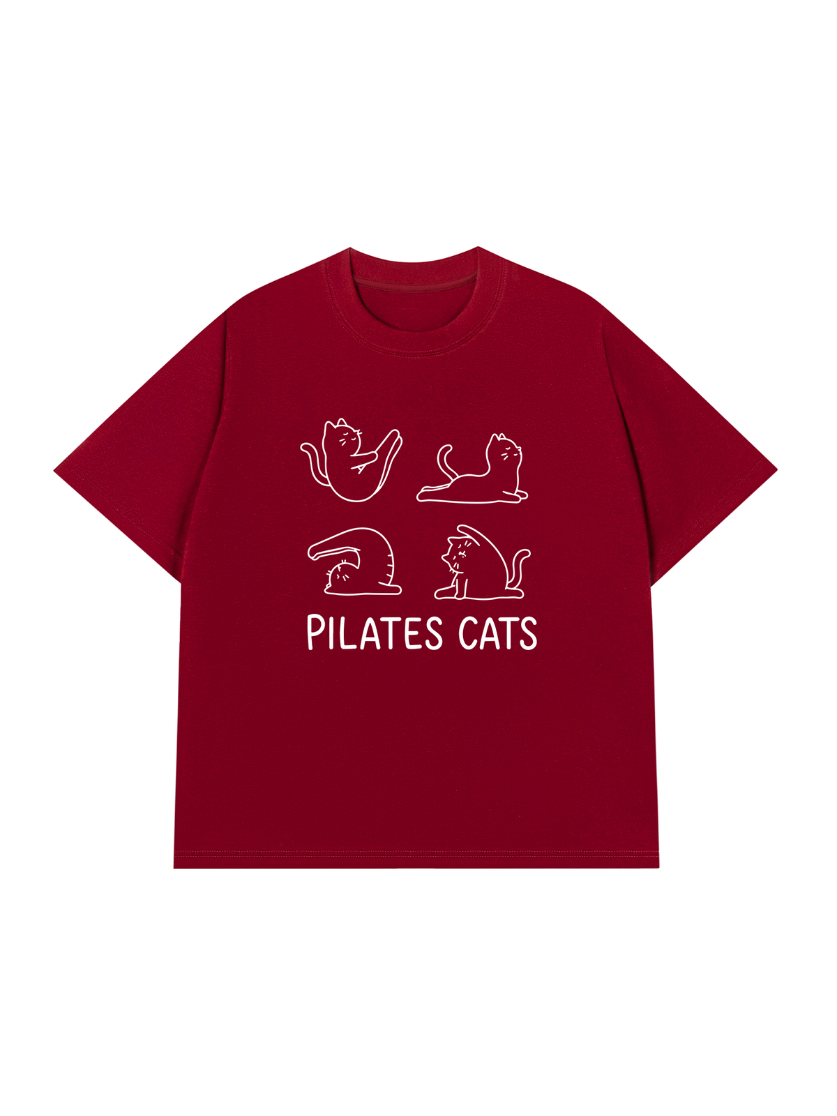 Áo Thun Relaxed Fit Pilates Cat
