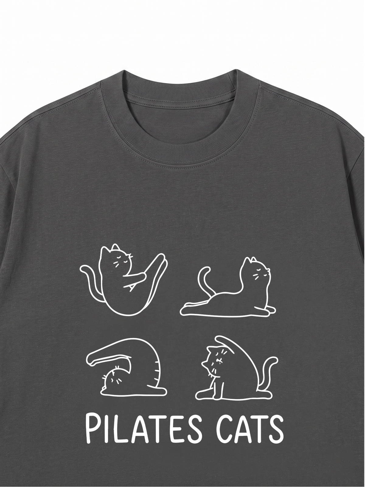 Áo Thun Relaxed Fit Pilates Cat