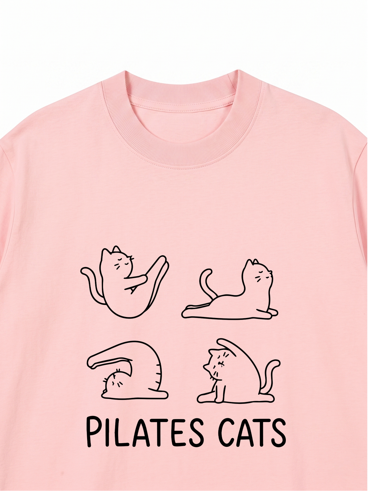 Áo Thun Relaxed Fit Pilates Cat