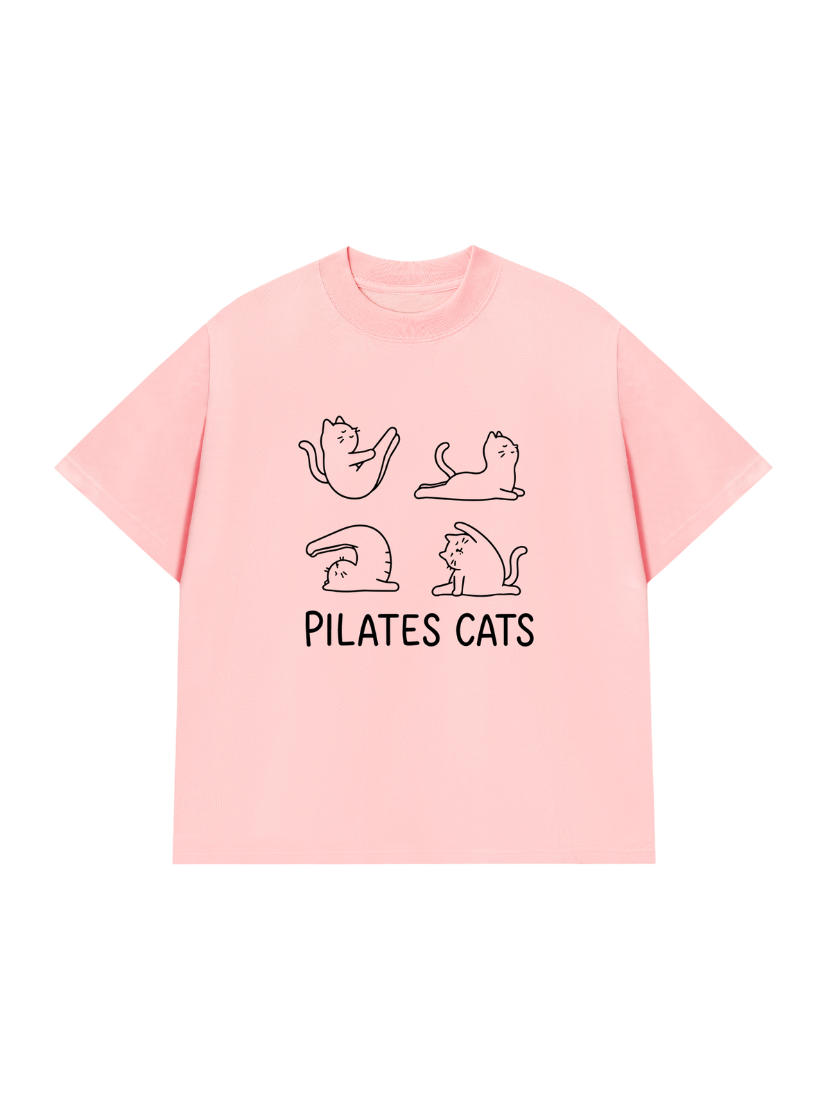 Áo Thun Relaxed Fit Pilates Cat