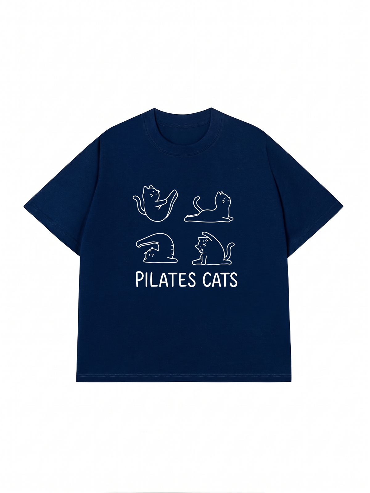 Áo Thun Relaxed Fit Pilates Cat