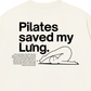 Áo Thun Relaxed Fit Pilates Saved My Lưng