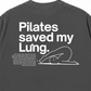 Áo Thun Relaxed Fit Pilates Saved My Lưng