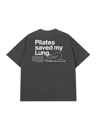 Áo Thun Relaxed Fit Pilates Saved My Lưng