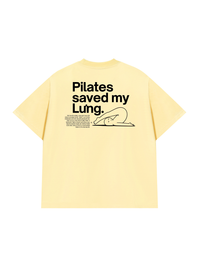 Áo Thun Relaxed Fit Pilates Saved My Lưng