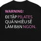 Áo Thun Relaxed Fit Pilates Warning