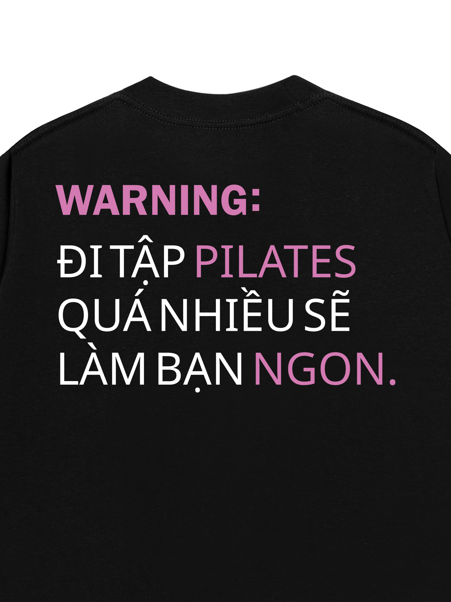 Áo Thun Relaxed Fit Pilates Warning
