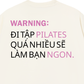 Áo Thun Relaxed Fit Pilates Warning