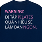 Áo Thun Relaxed Fit Pilates Warning