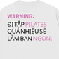 Áo Thun Relaxed Fit Pilates Warning