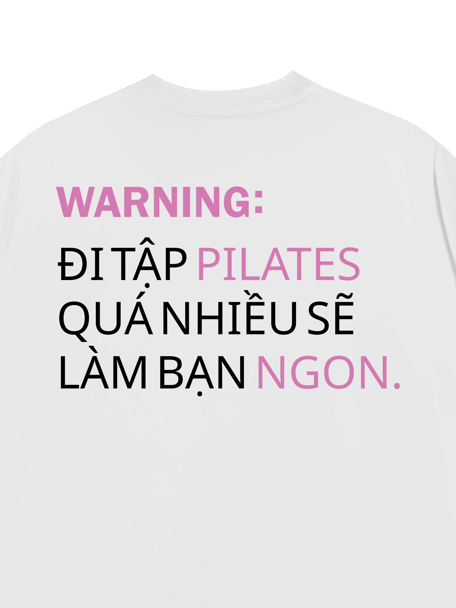 Áo Thun Relaxed Fit Pilates Warning