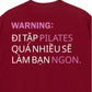 Áo Thun Relaxed Fit Pilates Warning