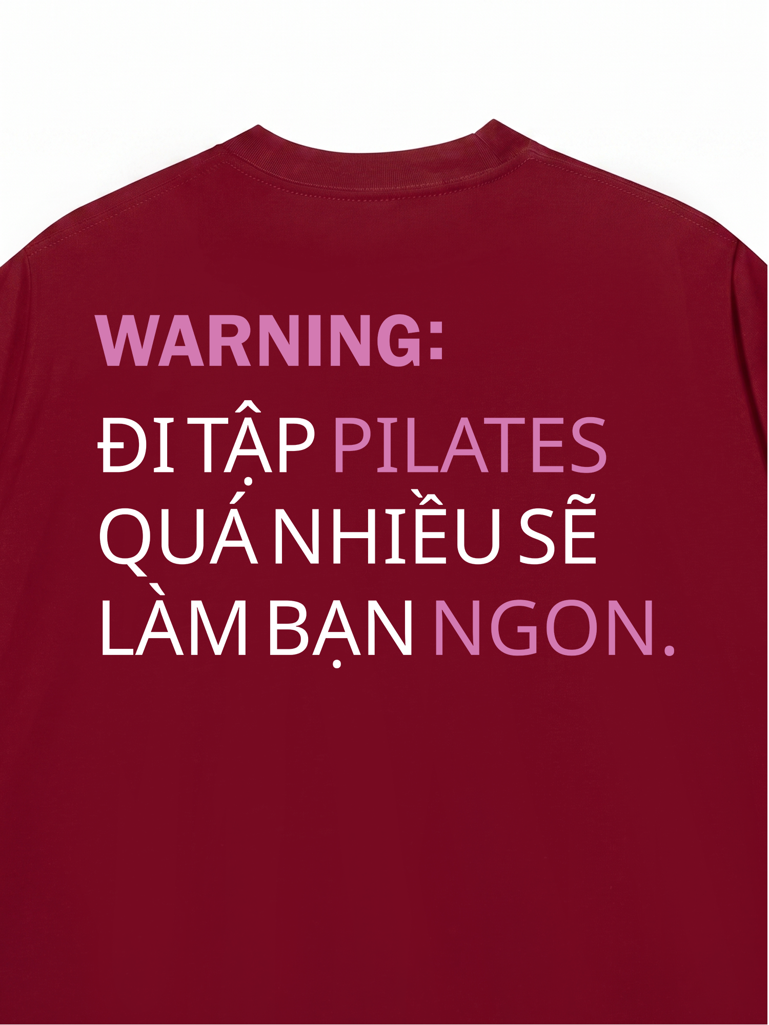 Áo Thun Relaxed Fit Pilates Warning