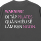 Áo Thun Relaxed Fit Pilates Warning
