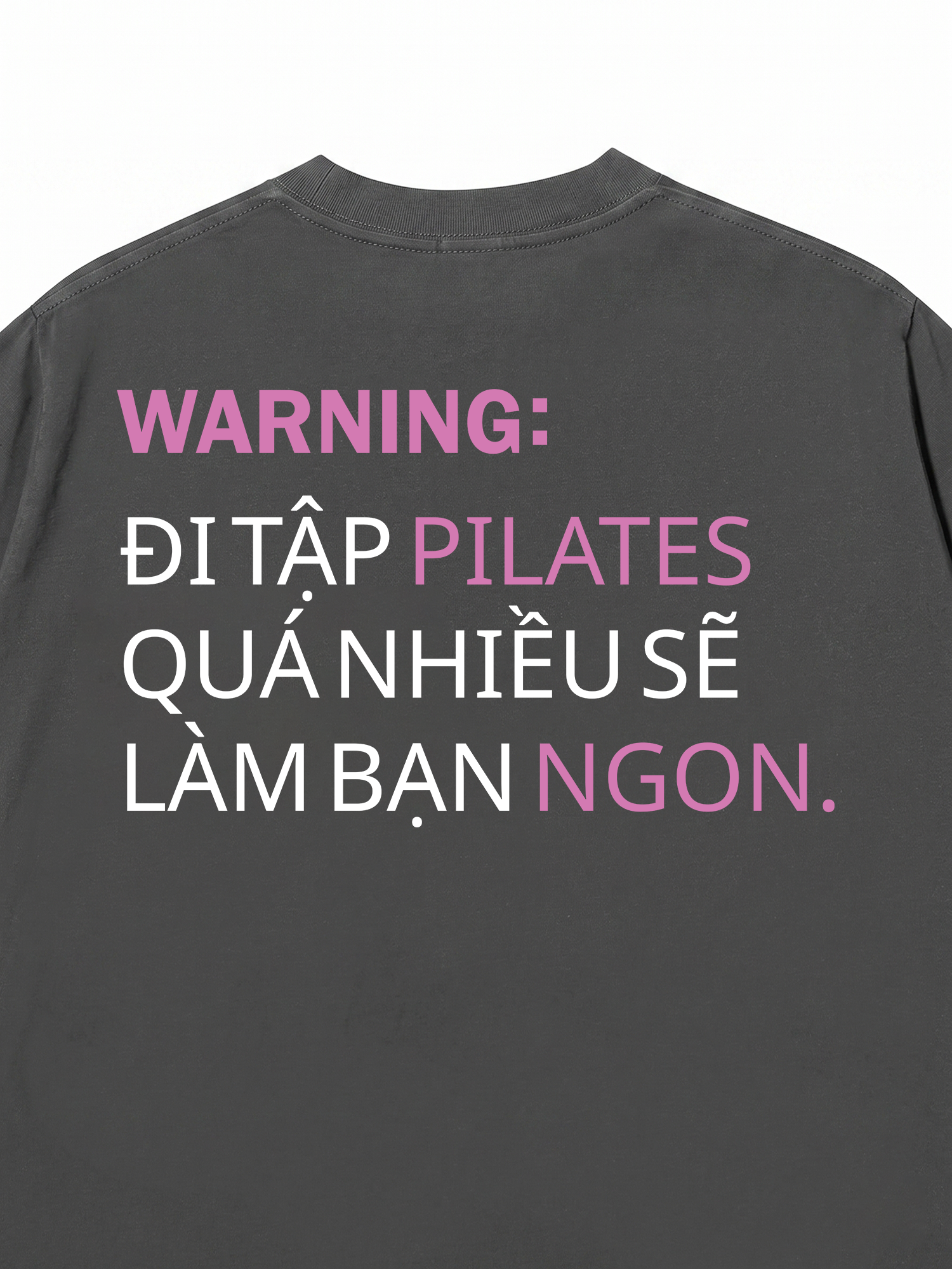 Áo Thun Relaxed Fit Pilates Warning