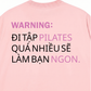 Áo Thun Relaxed Fit Pilates Warning