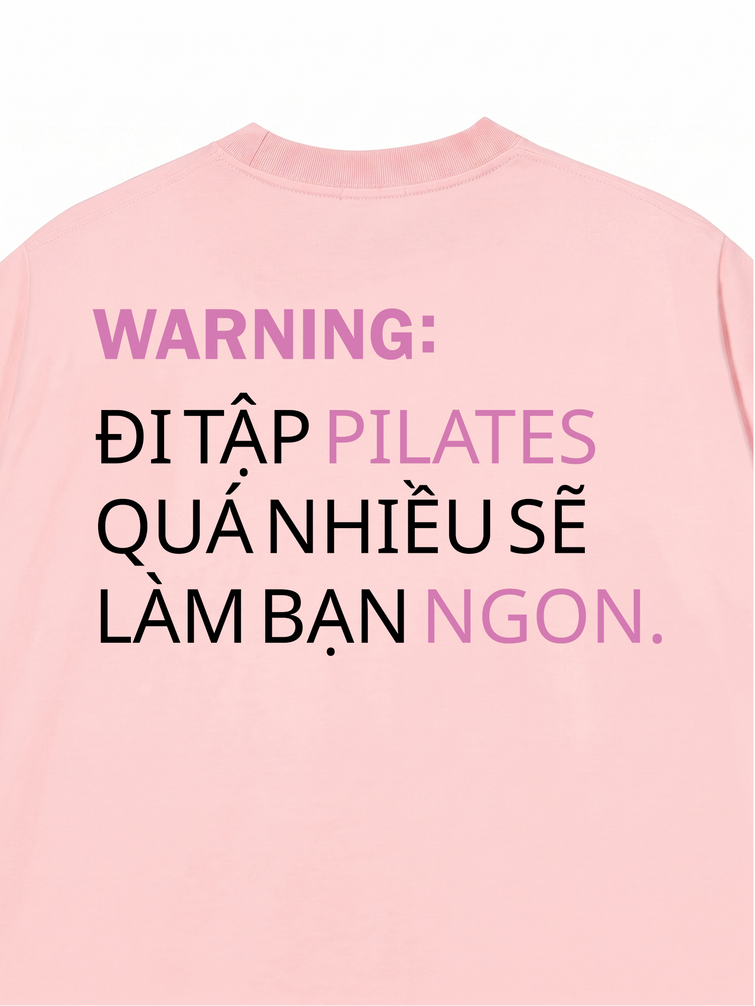 Áo Thun Relaxed Fit Pilates Warning