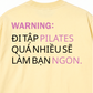 Áo Thun Relaxed Fit Pilates Warning